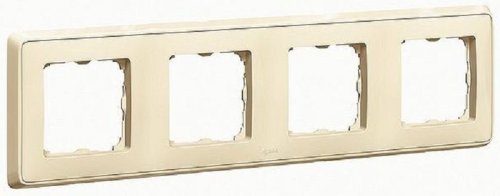 Рамка горизонтальная Legrand Cariva 4-м слоновая кость картинка